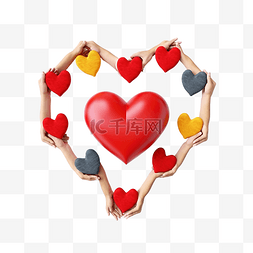 爱的象征图片_给予和分享爱心象征着人性和慈善