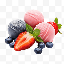 水果代子图片_草莓麻糬水果配巧克力和香草奶油