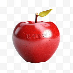 苹果食品 3d 插图
