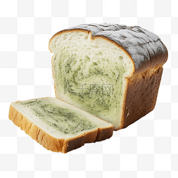 切片面包图片_发霉的切片面包在隔离上