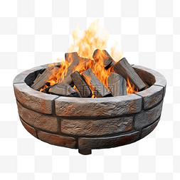 煤炭和钢图片_圆形火坑3D模型 - TurboSquid 1020803