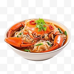 咖哩美食图片_mie kepiting aceh 街头食品市场螃蟹辣