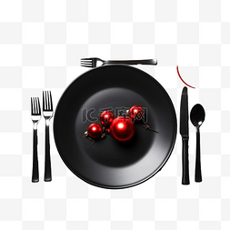 红色叉图片_圣诞菜单概念