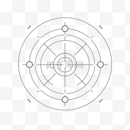 箭头目标是白色背景上圆圈中的折