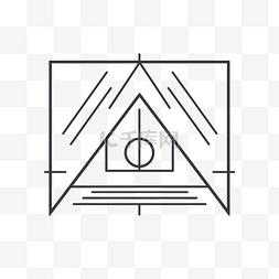 哈利波特魔法城堡图片_哈利波特线性标志，前面有一个三