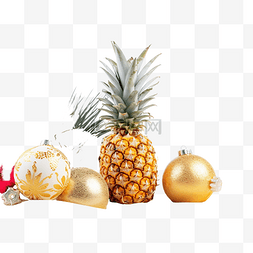 海菠萝图片_圣诞节装饰