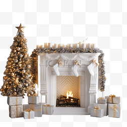 家居装饰盒图片_美丽的霍尔迪装饰的圣诞房间