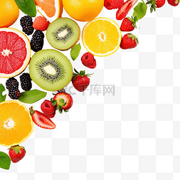芒果优格炫酷冰沙图片_不同的水果背景