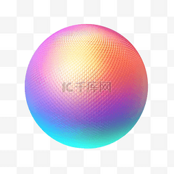 过渡素材图片_抽象球体渐变元素颜色网格渐变