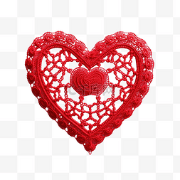 红色的心形图片_红色的心形爱情婚礼或情人节