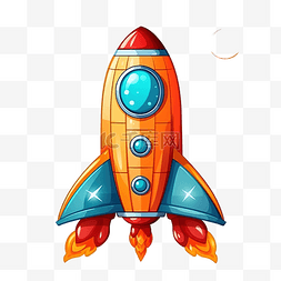 太空涂鸦图片_太空飞船火箭卡通