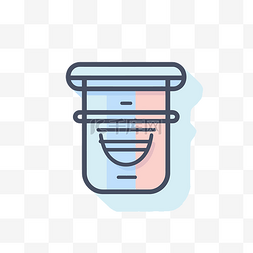 开放式容器，例如带瓶子的塑料罐