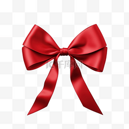 礼品装饰品的红丝带
