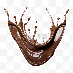 液体的巧克力滴图片_液体飞溅巧克力
