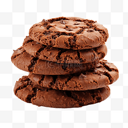 棕色巧克力饼干