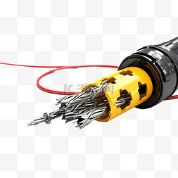 商业危险和风险的切断电缆概念的
