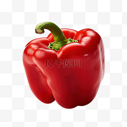水果蔬菜透明素材图片_红甜椒 PNG 文件