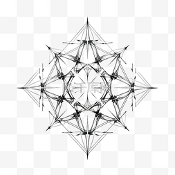 鸣人仙人模式图片_抽象几何元素形状
