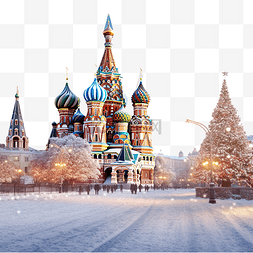 莫斯科红场图片_圣诞节和红场和圣
