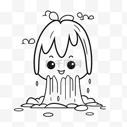 洗头发泡沫图片_小女孩正在一些水中洗头 向量