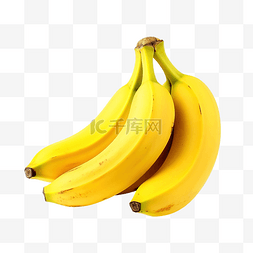 黄色新鲜香蕉