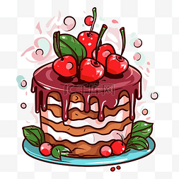 生日蛋糕 向量