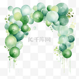 AICG气球氛围元素立体免抠图案