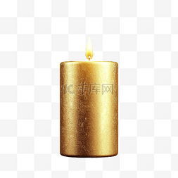 金色線图片_金色闪闪发光的金属蜡烛