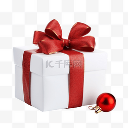 礼盒子打开图片_圣诞礼物的形式是白色盒子，圣诞