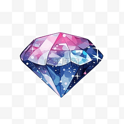 钻石简约背景图片_钻石与简约风格的闪光插图