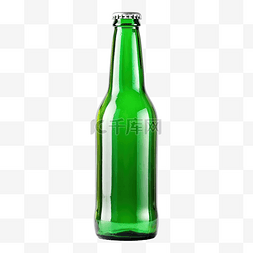 推销勿扰图片_绿色玻璃啤酒瓶