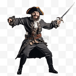 经典的海盗船长角色