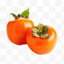橙色水果背景图片_橙色 柿子 秋季水果