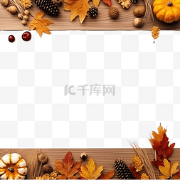 冰糖葫芦的招牌图片_木制秋季装饰的顶视图