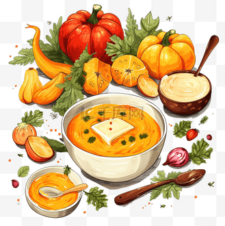 秋季南瓜奶油汤食谱