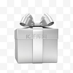 银色发光图片_银色发光丝带礼品盒概述