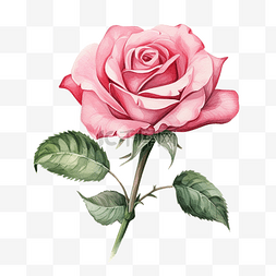 可爱的粉花图片_粉红色玫瑰花的植物图画