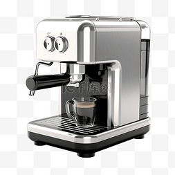 蒸汽咖啡机图片_咖啡机 3d