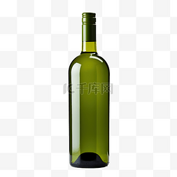 的水晶瓶图片_绿色的酒饮料瓶