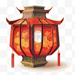 中国新年灯笼 向量
