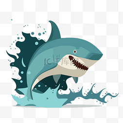 鲨鱼嘴图片_无鲨鱼 向量