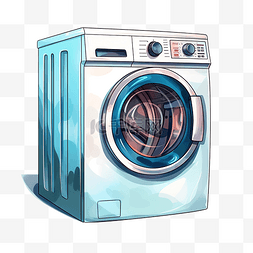 洗衣機插圖