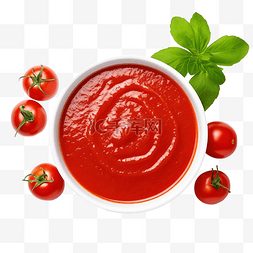 番茄蘸酱图片_红番茄酱