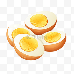 抽象蛋图片_煮雞蛋插畫