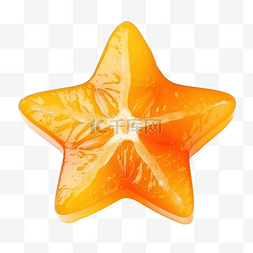 堅果图片_甜点库蒂亚上星星形状的蜜饯橙子