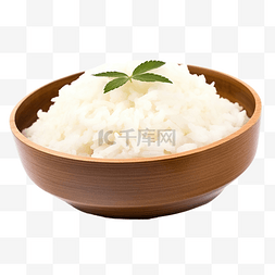 巴西食品中的传统熟白米饭