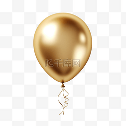 优雅的金色气球