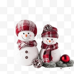 木板雪图片_白桌上有雪人和装饰品的圣诞组合
