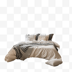 立方锥体图片_平安夜舒适的房屋内部，床上有小