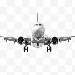 机场3d图片_涡轮喷气客机降落在机场